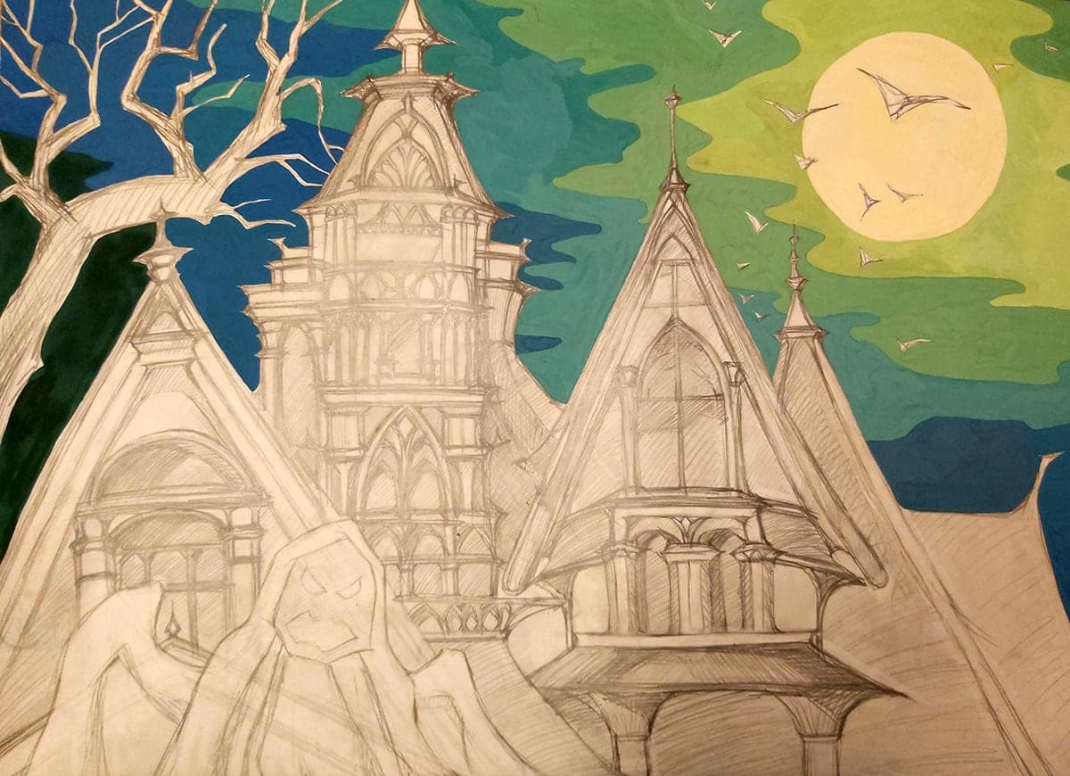 Haunted House by Vera Kozyakova