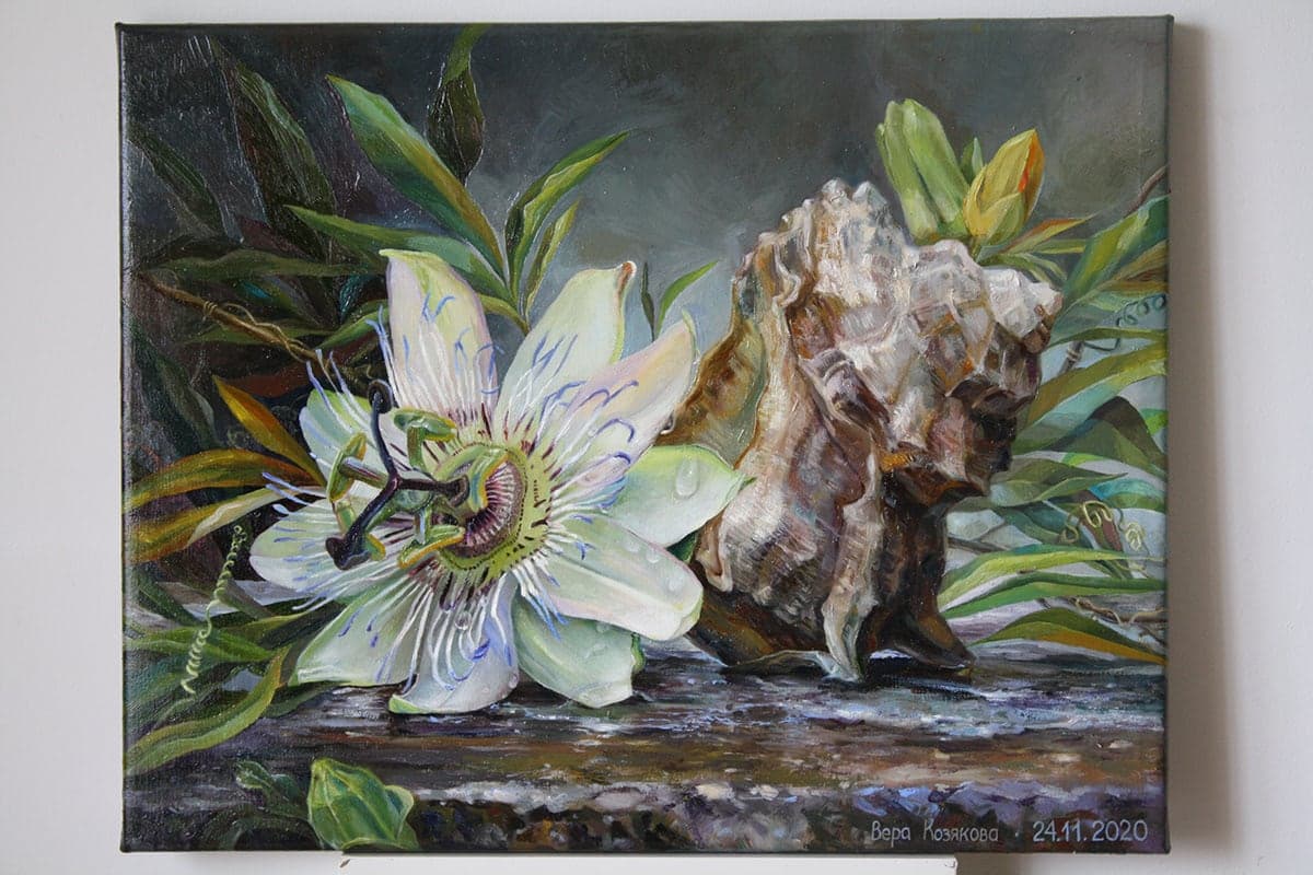 Passion Flower by Vera Kozyakova