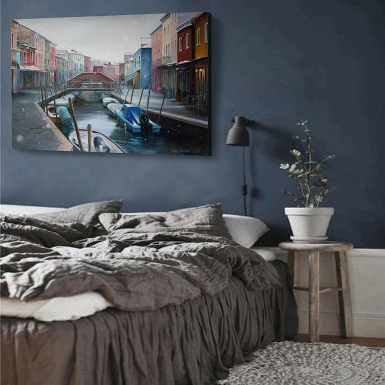 It's Snowing on the Island of Burano by Vera Kozyakova