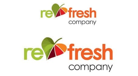 Refresh Company Brand Design by Vera Kozyakova