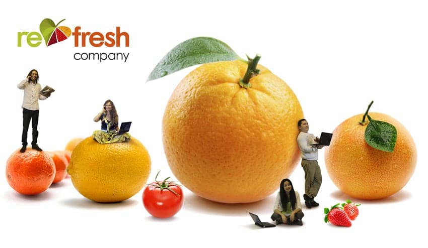 Refresh Company Brand Design by Vera Kozyakova