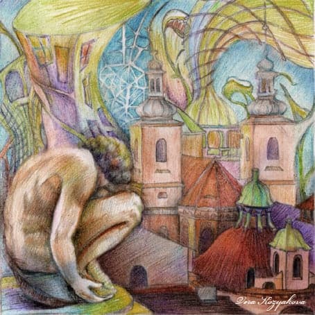 Illustrations 2010 (15*15 cm, Various Techniques) by Vera Kozyakova