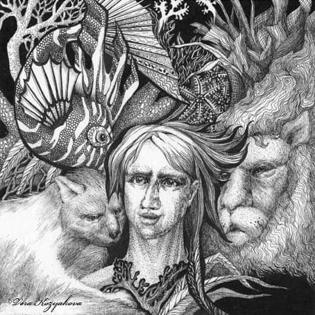 Illustrations 2010 (15*15 cm, Various Techniques) by Vera Kozyakova