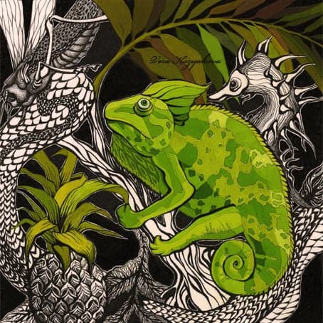 Illustrations 2010 (15*15 cm, Various Techniques) by Vera Kozyakova