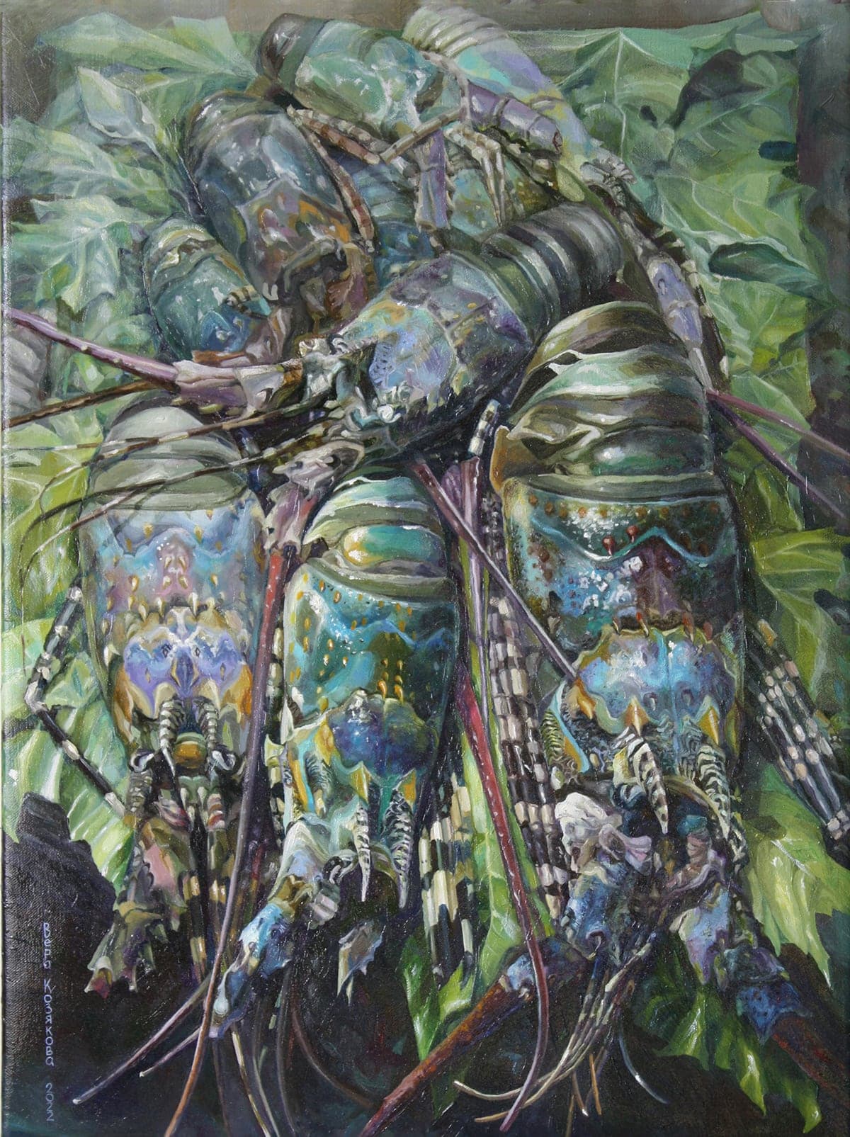 Spiny Lobsters from Zanzibar by Vera Kozyakova
