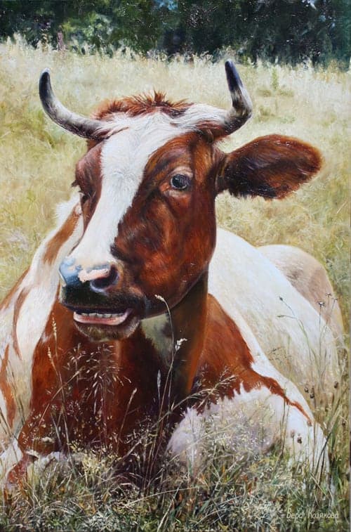 The Cow by Vera Kozyakova