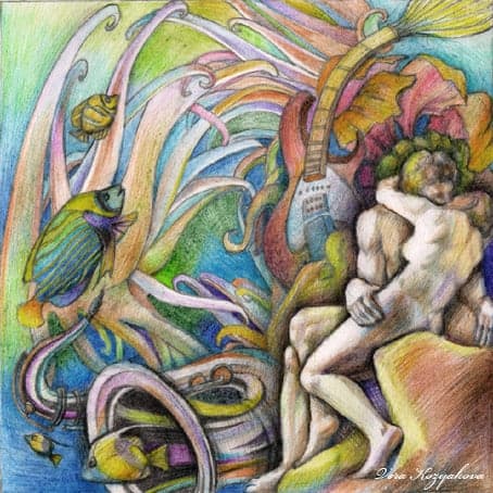 Illustrations 2010 (15*15 cm, Various Techniques) by Vera Kozyakova