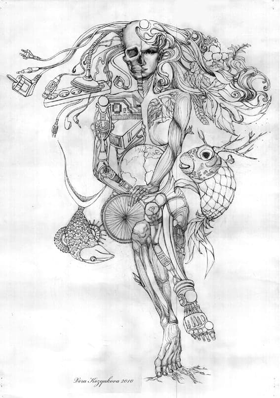 Nature vs Mechanism. Human Dilemma by Vera Kozyakova